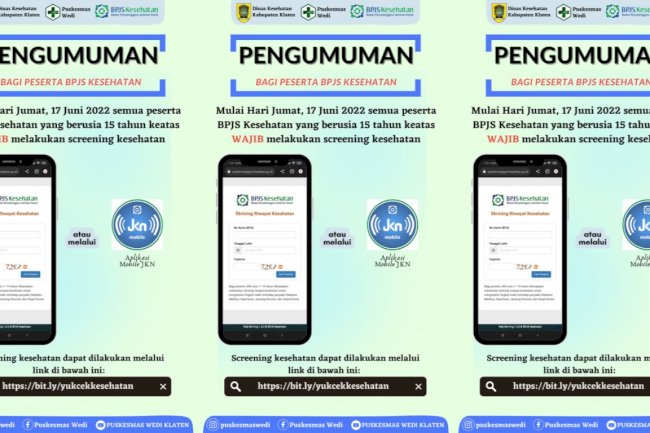 INFORMASI SCREENING KESEHATAN BAGI PENGGUNA BPJS KESEHATAN